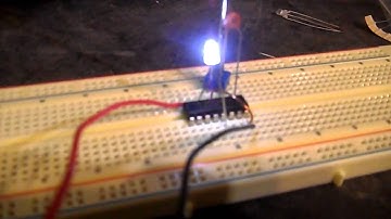 4060 breadboard fast-pulse test