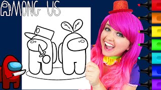 Coloring Among Us Imposter & Crewmate | Markers screenshot 2