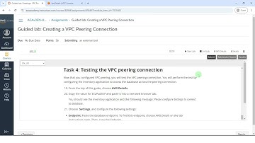 Guided lab: Creating a VPC Peering Connection|Module 8: Connecting Networks|AWS CLOUD ARCHITECTING