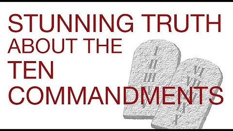 STUNNING TRUTH ABOUT THE 10 COMMANDMENTS explained by Hans Wilhelm