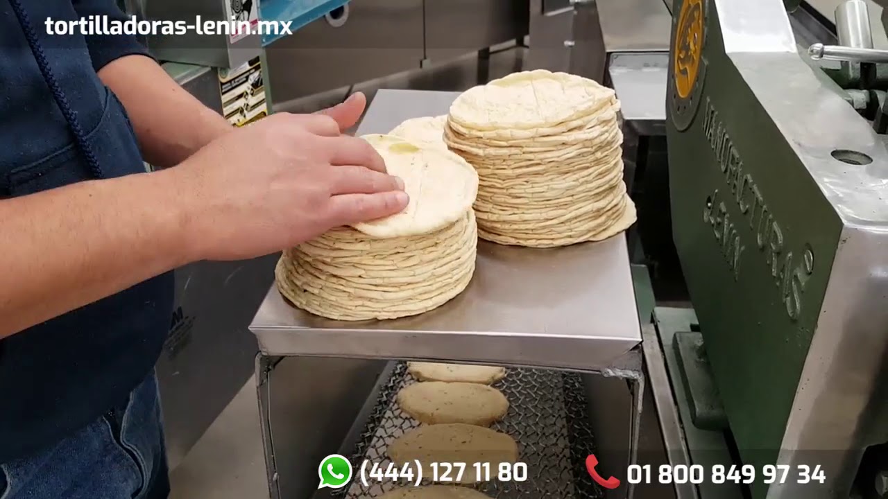 Máquina Tortilladora ML 60 │ML60 Tortilla Machine Manufacturas Lenin YouTube