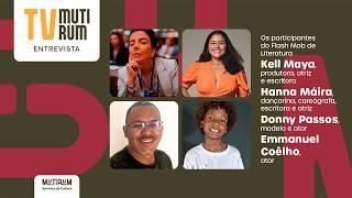 Mutirum Entrevista os participantes do Flash Mob da 12ª Mostra de Literatura