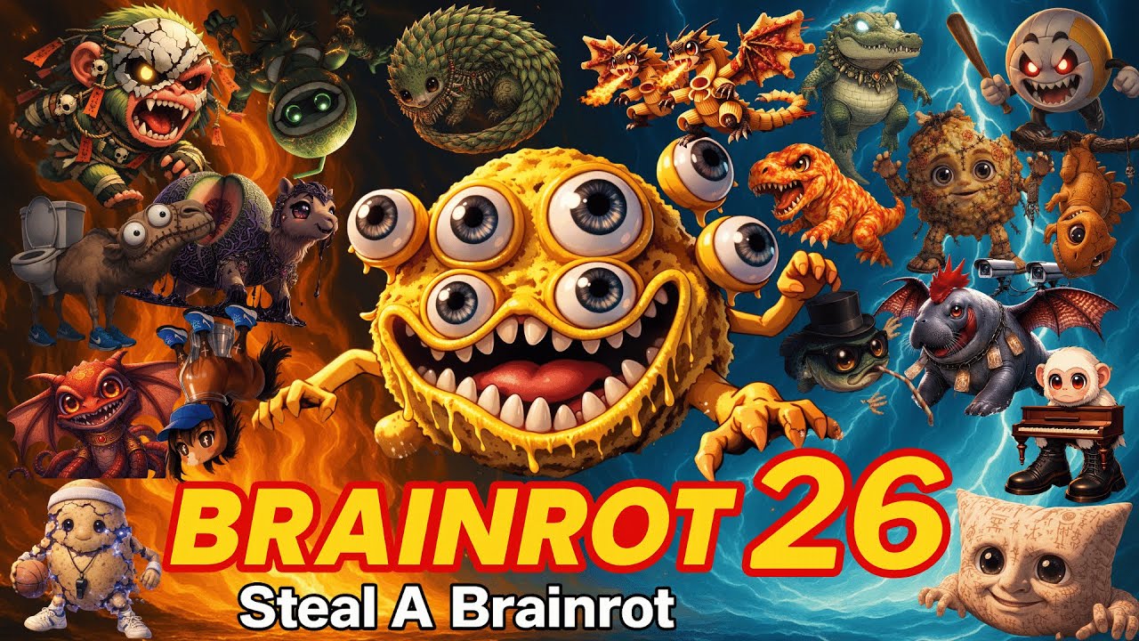 Brainrot Anime Opening Song Pt.26 (Official MV) feat ALL NEW Steal a Brainrot Characters