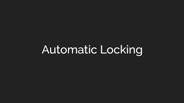 Populife User Guide - Automatic Locking