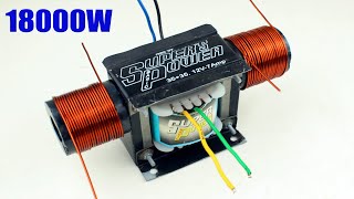 Electricity 230V Generator Transformer Magnet Copper Coil Hand make Inverter
