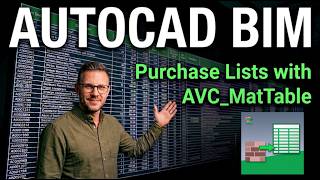 How to Create a Purchase List Automatically in AutoCAD. Full tutorial process