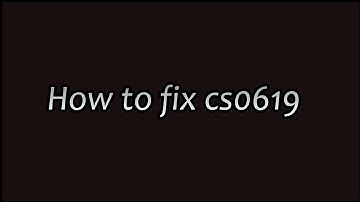 How to fix cs0619 unity