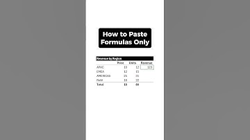 How to paste formulas in excel #career #spreadsheet #finance #business #excel #money