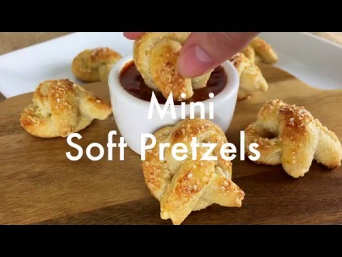 Mini Soft Pretzels Recipe Made With Refrigerated Breadsticks hqdefault