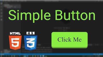 How to create a simple button using CSS and HTML