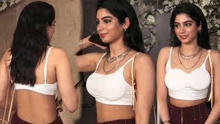 Jhanvi Kapoor Sister Khushi Stunning Looks at Chandon India Dinner Party | Ready For Bollywood Debut