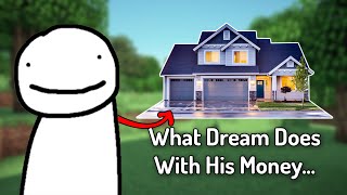 Dream Talks About What He Does With All His Money From Minecraft Manhunt... Podcast, and More