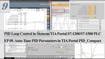 PID19 - Siemens PID09 - Auto-Tune PID Parameters in TIA Portal PID Compact