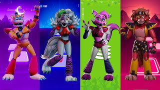 [FNAF] Freddy(Centuries) x Roxy(Believer) x Mangle(Dance Monkey) x Foxy(Faded) Bemax Mix