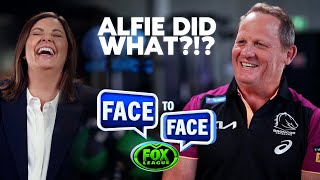'Always been a sook! 😂': Hilarious Kevvie shares wild Alfie stories! | Face to Face | Fox League