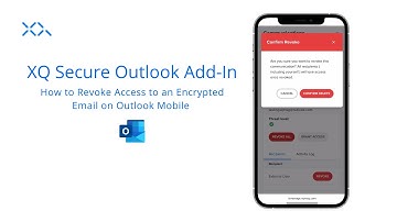 XQ Outlook Add-In | Revoke Access on Mobile