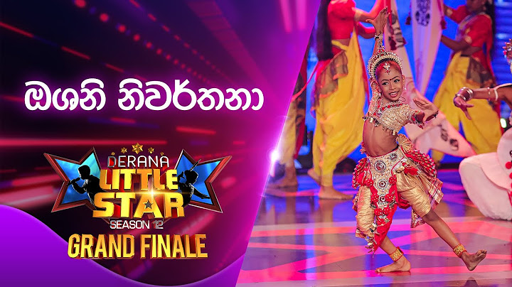 Oshani Niwarthana | Derana Little Star Season 12 | Grand Finale | 13th July 2024 | TV Derana