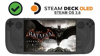 Batman Arkham Knight on Steam Deck OLED with Steam OS 3.6 screenshot 5