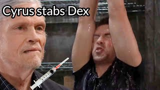 GH Spoilers | Cyrus stabs Dex with a needle filled with Digitalis, Joss witnesses Dex's death