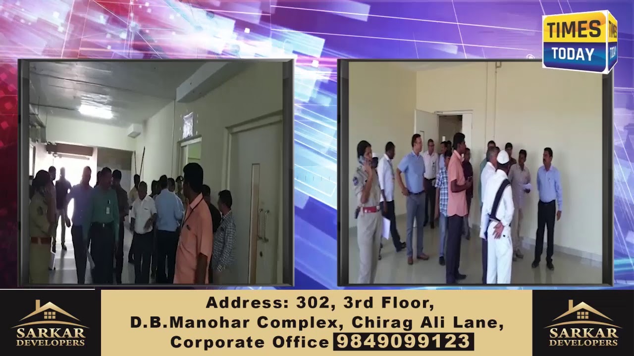 Kamareddy collector other officials inspected counting arrangements