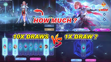 Guinevere Legend Skin Phase 2 Draw | 10X draw or 1X draw Better ? How much Diamonds Cost ?
