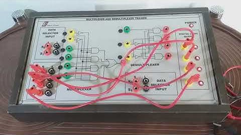 Construction of 4-channel Multiplexer and Demultiplexer using Digital Logic Gates(English Version)