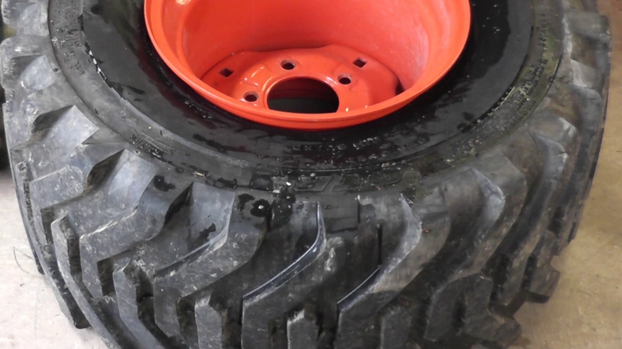 Changing a Tractor Tire Valve Stem - Countryside