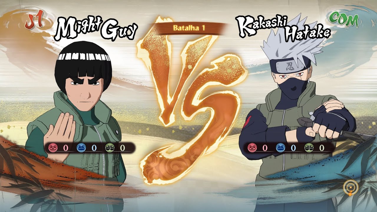 Guy Vs Kakashi Naruto Storm YouTube