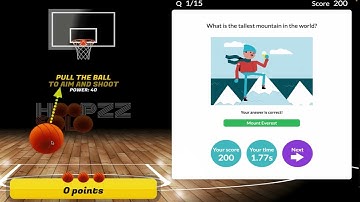 Hoopzz Solo - A basketball game for the classroom