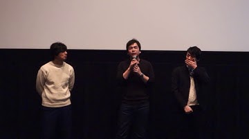 映画「40万分の1」のプレビ劇場舞台挨拶