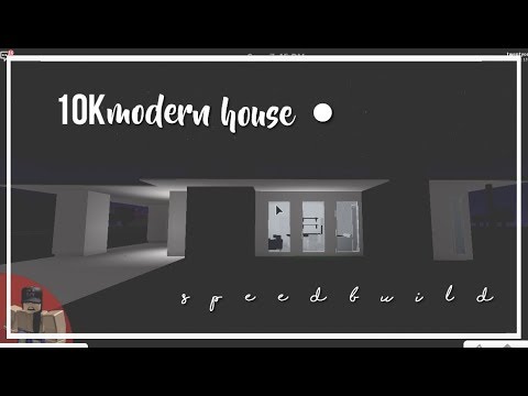 Roblox Bloxburg 10k Modern House Starter Home Youtube