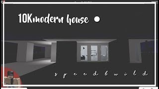 Roblox Bloxburg 10K Modern House Starter Home