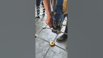 Wire mesh fastening fastener process- Good tools and machinery make work easy