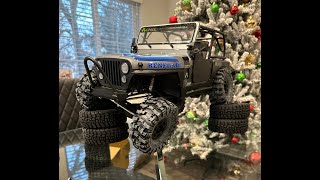 AXIAL SCX10 III JEEP CJ7 FROM WILLIS HOBBIES - UNBOXING REVIEW AND FIRST RUN