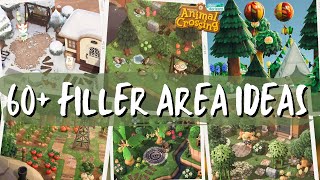 60+ Ideas for SMALL FILLER & TRANSITIONAL AREAS | Animal Crossing New Horizons