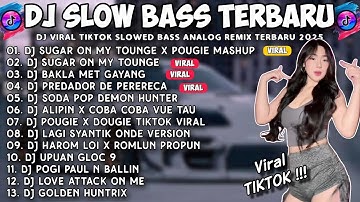 DJ SLOW BASS TERBARU 2025 🎵 BEST OF TIKTOK TREND 2025🔥 DJ SUGAR ON MY TOUNGE X POUGIE X PREDATOR 🇵🇭🎧