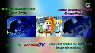 perbandingan station id bandung tv 2005 versi tanpa slogan dan dengan slogan