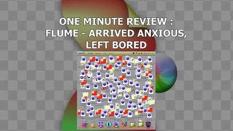 One Minute Review : Flume - Arrived Anxious, Left Bored