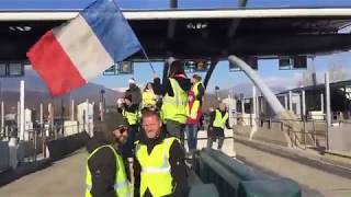 Acte VIII des gilets jaunes, au péage de La Saulce