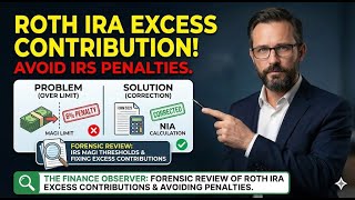 Famous The "Excess Contribution" Audit: How to Fix a Roth IRA Mistake Without Paying 6% Profile