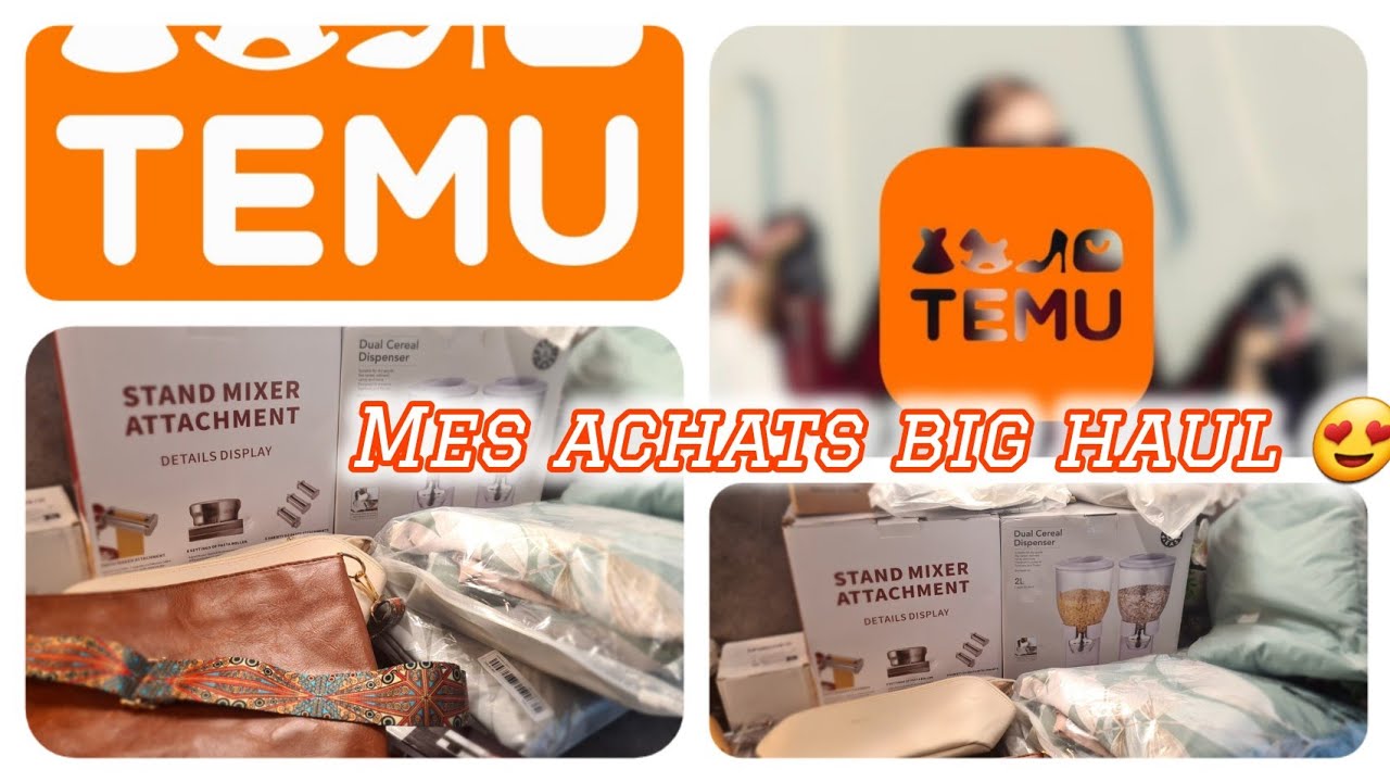 Big Haul TEMU:  Est-ce que cela vaut le coût 🤔?des pépites de folies😱😱😱 ||