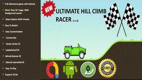 Ultimate Hill Climb Runner Full Adventure Android Project With Adbod | Codecanyon Scripts and