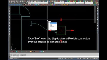 Lisp for Drawing a Flexible Connections in HVAC works