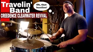 Creedence Clearwater Revival - Travelin' Band Drum Cover (🎧High Quality Audio)