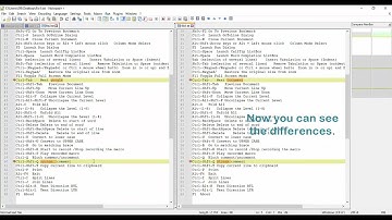 Compare Text files with Notepad++