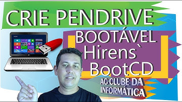 Como criar pendrive bootável hirens BootCD todas versões