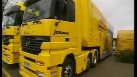 Behind the scenes Jordan GP F1 Team & Eddie Jordan