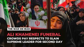 Huge crowds pour into Tehran for funeral ceremonies for Iran’s slain leader Ali Khamenei