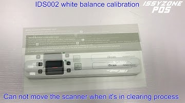 IDS002 how to use the white balance calibration card how to calibration 4A mini scanner