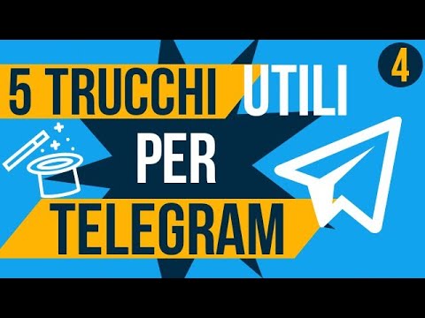 5 Trucchi per Telegram (Codice blocco, timestamp, conoscere nuove persone...) parte 4